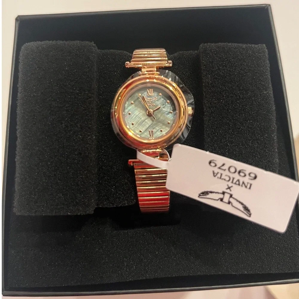 Invicta Wildflower 69079 Rose Gold Mother of Pearl Dial Women Watch New